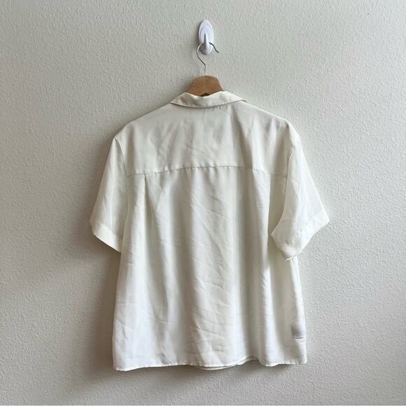 Rena Rowan For Saville Short Sleeve Silky Blouse.--DA8 - Picture 4 of 11